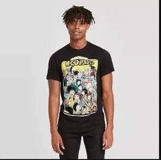 Men's My Hero Academia Short Sleeve Graphic Crewneck T-Shirt